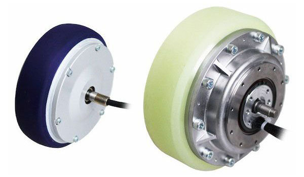 電動アシスト台車向け『ASPINA薄型電動ホイール』の画像