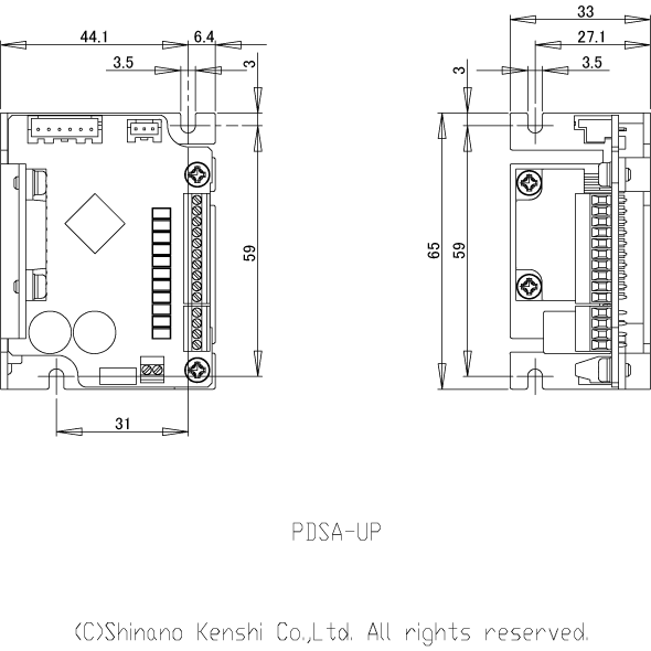 CSA-UP42D3 | 製品情報 | CSA-UPシリーズ | 標準品モータ プレクスモーション | シナノケンシ(株)