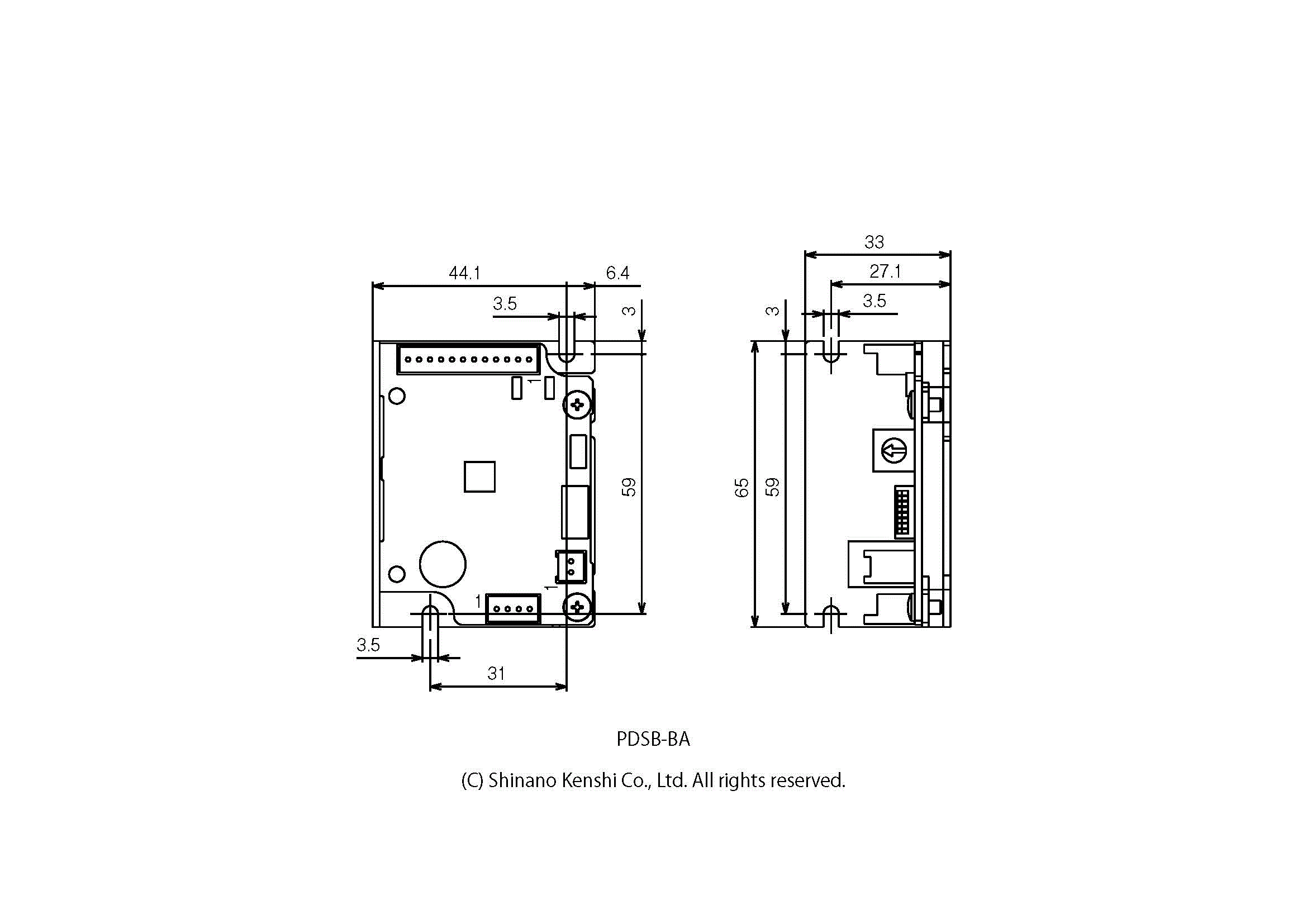 CSB-BA56D1DHW | 製品情報 | CSB-BAシリーズ | 標準品モータ プレクス